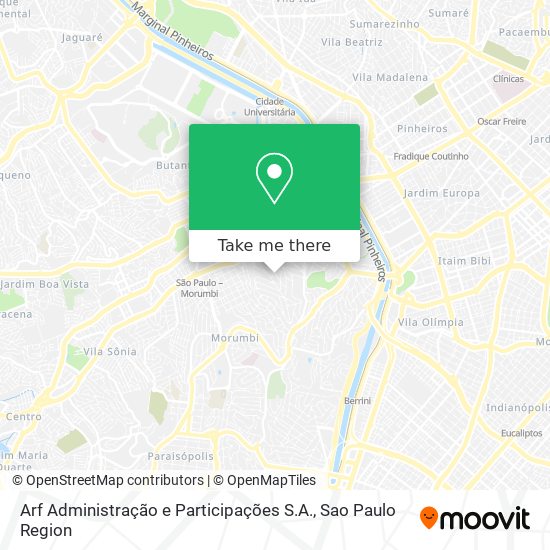 Arf Administração e Participações S.A. map