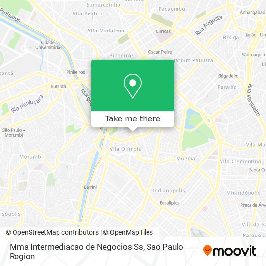 Mma Intermediacao de Negocios Ss map