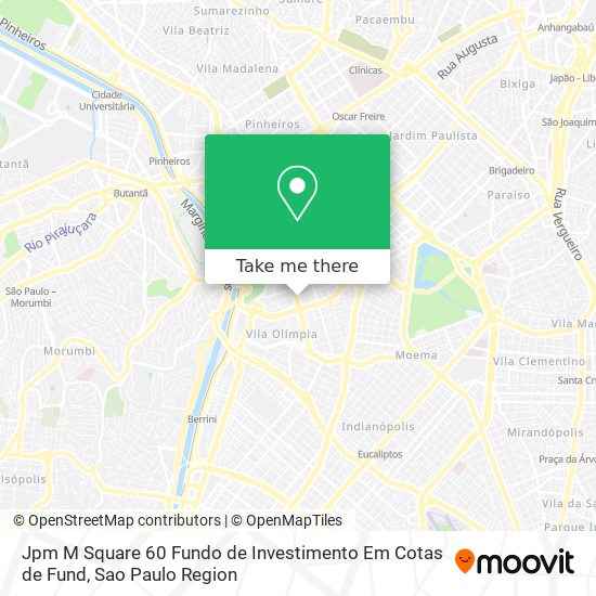 Mapa Jpm M Square 60 Fundo de Investimento Em Cotas de Fund