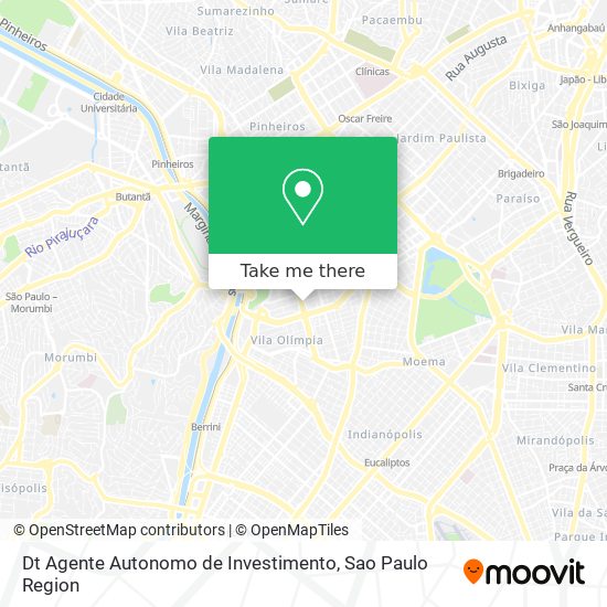 Mapa Dt Agente Autonomo de Investimento