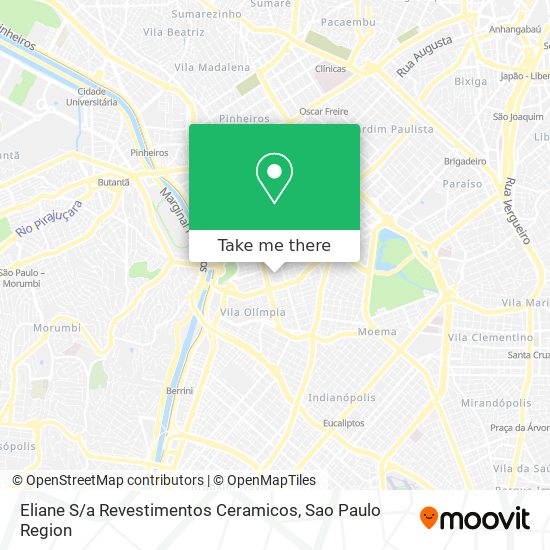 Mapa Eliane S / a Revestimentos Ceramicos