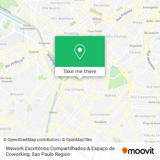 Wework Escritórios Compartilhados & Espaço de Coworking map