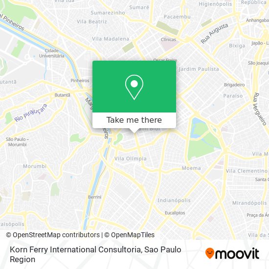 Korn Ferry International Consultoria map