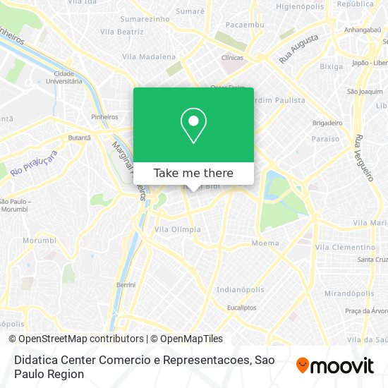 Didatica Center Comercio e Representacoes map