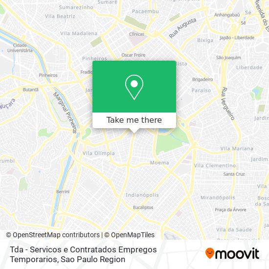 Mapa Tda - Servicos e Contratados Empregos Temporarios