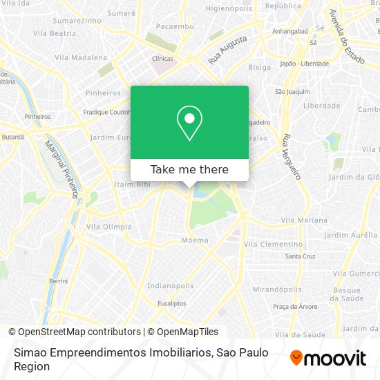 Mapa Simao Empreendimentos Imobiliarios