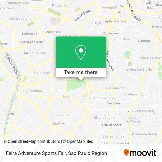 Feira Adventure Sports Fair map