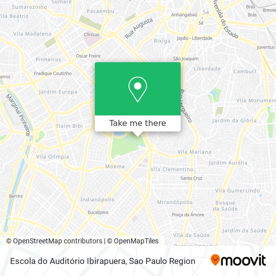 Escola do Auditório Ibirapuera map