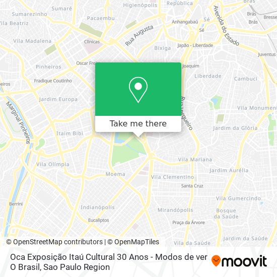 Oca Exposição Itaú Cultural 30 Anos - Modos de ver O Brasil map