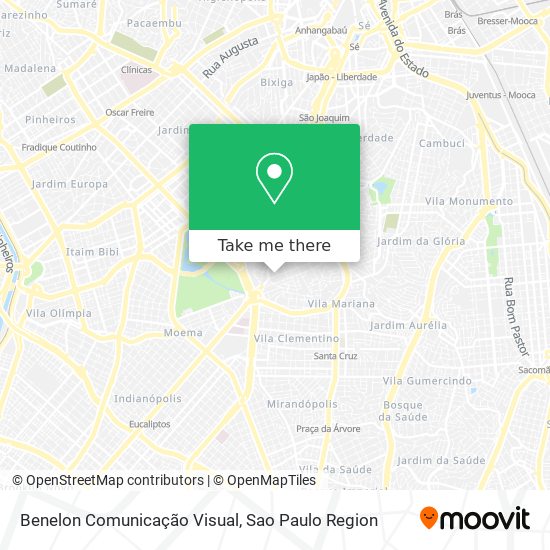 Benelon Comunicação Visual map