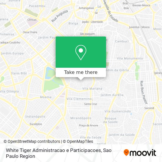 Mapa White Tiger Administracao e Participacoes