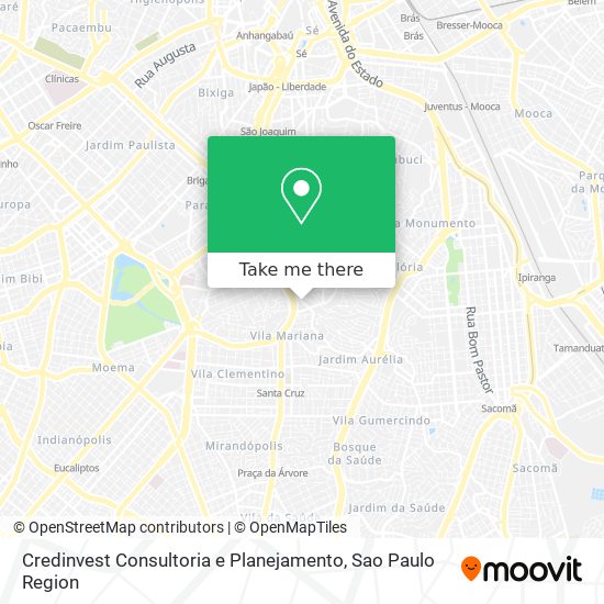 Credinvest Consultoria e Planejamento map