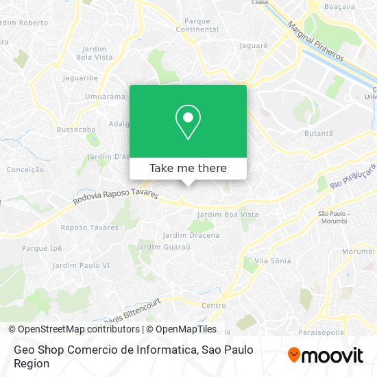 Geo Shop Comercio de Informatica map