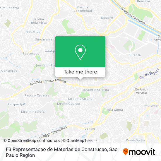 Mapa F3 Representacao de Materias de Construcao