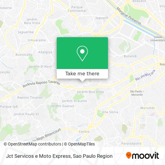 Jct Servicos e Moto Express map