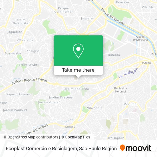 Ecoplast Comercio e Reciclagem map