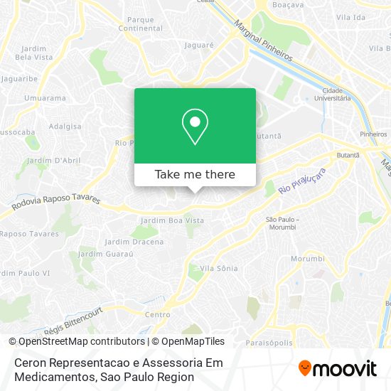 Ceron Representacao e Assessoria Em Medicamentos map