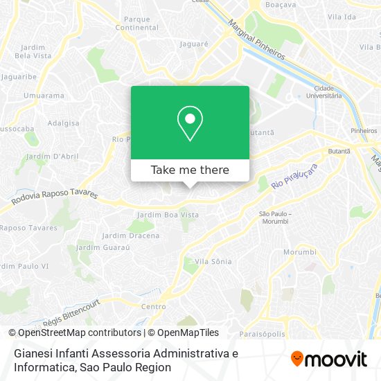 Gianesi Infanti Assessoria Administrativa e Informatica map