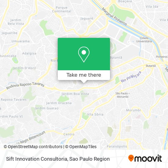 Sift Innovation Consultoria map