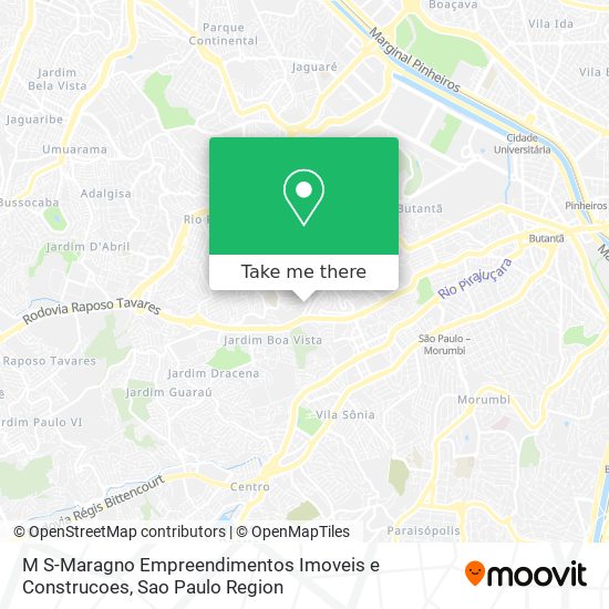 M S-Maragno Empreendimentos Imoveis e Construcoes map