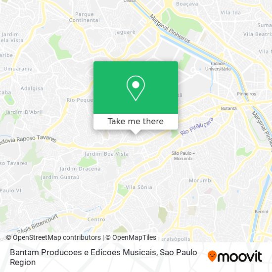Bantam Producoes e Edicoes Musicais map