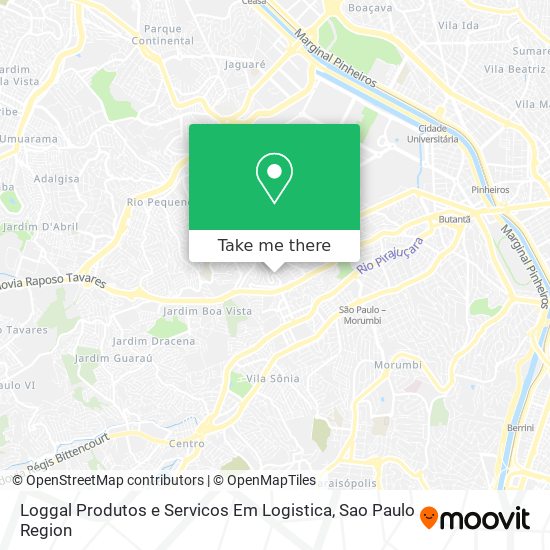 Mapa Loggal Produtos e Servicos Em Logistica