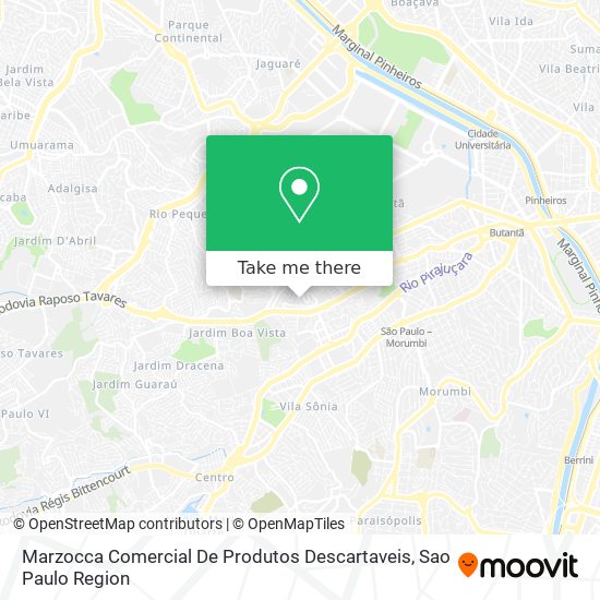 Mapa Marzocca Comercial De Produtos Descartaveis