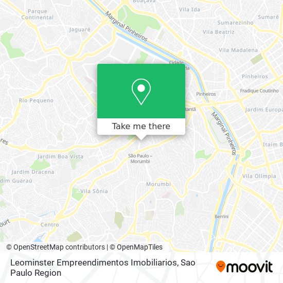 Mapa Leominster Empreendimentos Imobiliarios