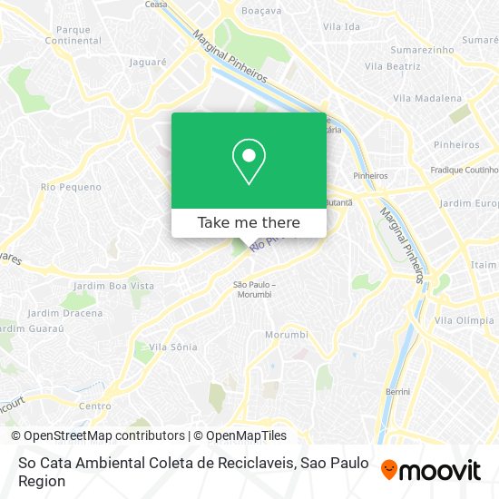 So Cata Ambiental Coleta de Reciclaveis map