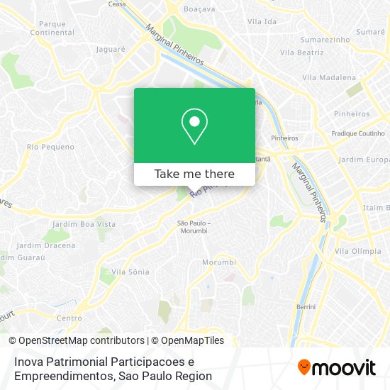 Inova Patrimonial Participacoes e Empreendimentos map