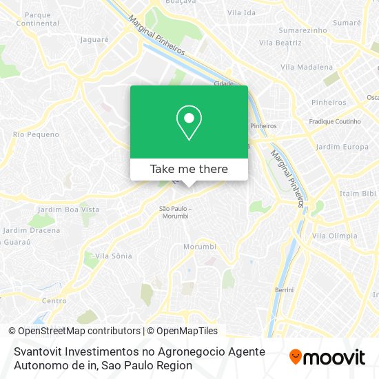 Svantovit Investimentos no Agronegocio Agente Autonomo de in map