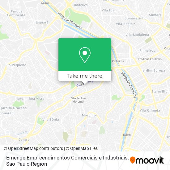 Mapa Emenge Empreendimentos Comerciais e Industriais