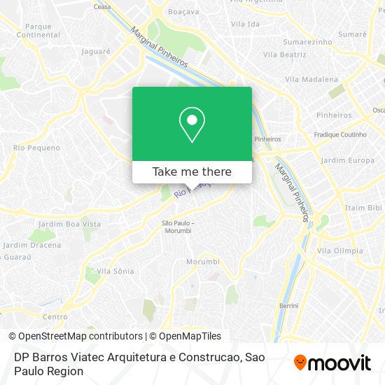 DP Barros Viatec Arquitetura e Construcao map