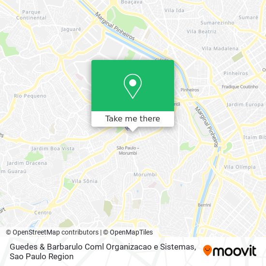 Mapa Guedes & Barbarulo Coml Organizacao e Sistemas