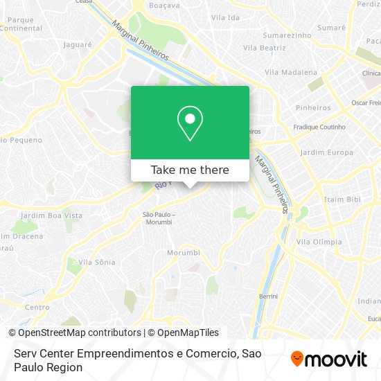 Serv Center Empreendimentos e Comercio map