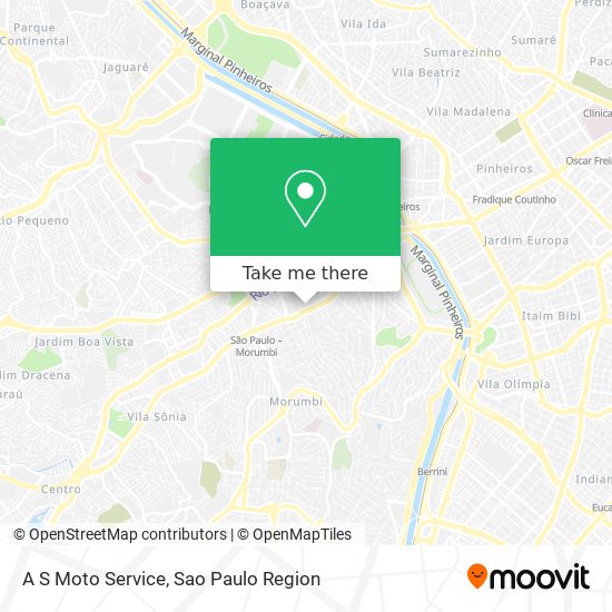 A S Moto Service map
