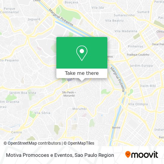 Motiva Promocoes e Eventos map