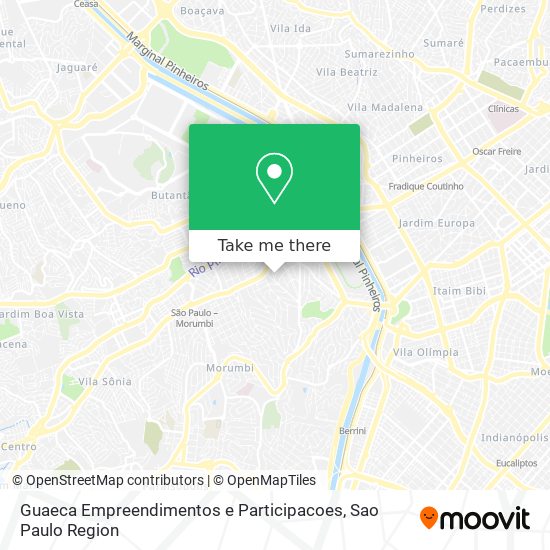 Guaeca Empreendimentos e Participacoes map