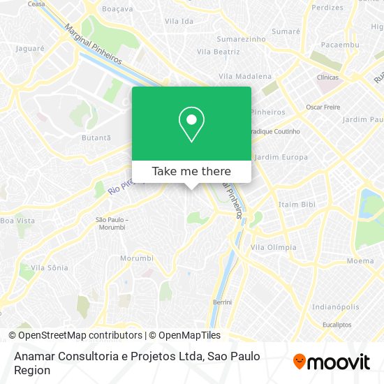 Anamar Consultoria e Projetos Ltda map