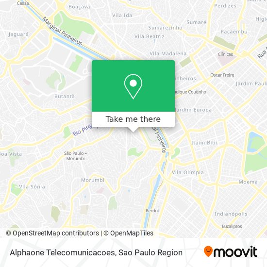 Alphaone Telecomunicacoes map
