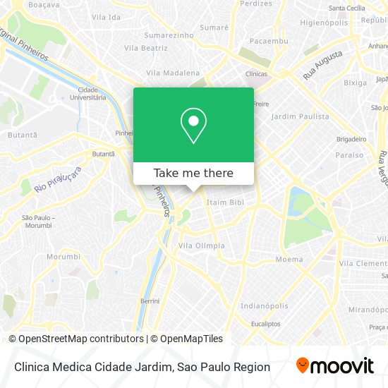 Clinica Medica Cidade Jardim map