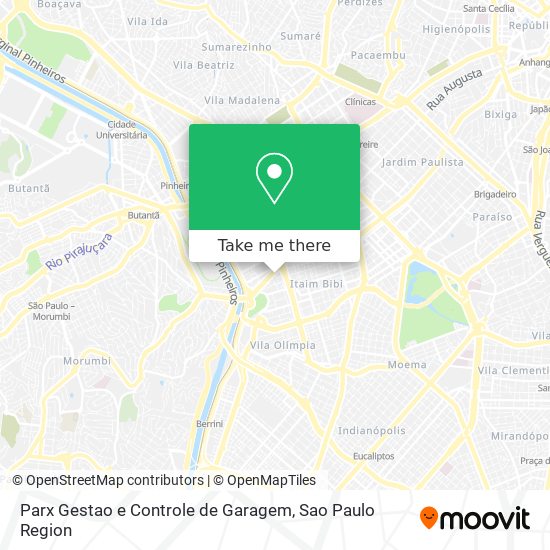 Mapa Parx Gestao e Controle de Garagem