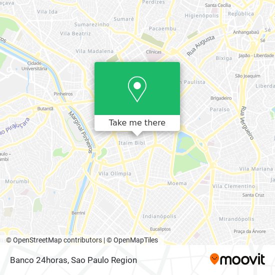 Mapa Banco 24horas