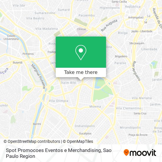 Mapa Spot Promocoes Eventos e Merchandising