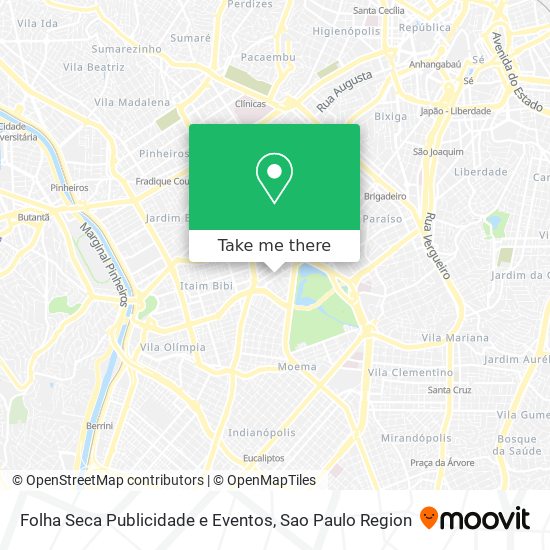 Folha Seca Publicidade e Eventos map