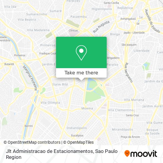 Mapa Jlt Administracao de Estacionamentos