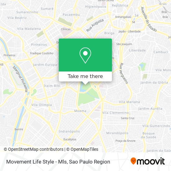Mapa Movement Life Style - Mls