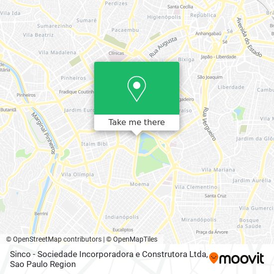 Sinco - Sociedade Incorporadora e Construtora Ltda map