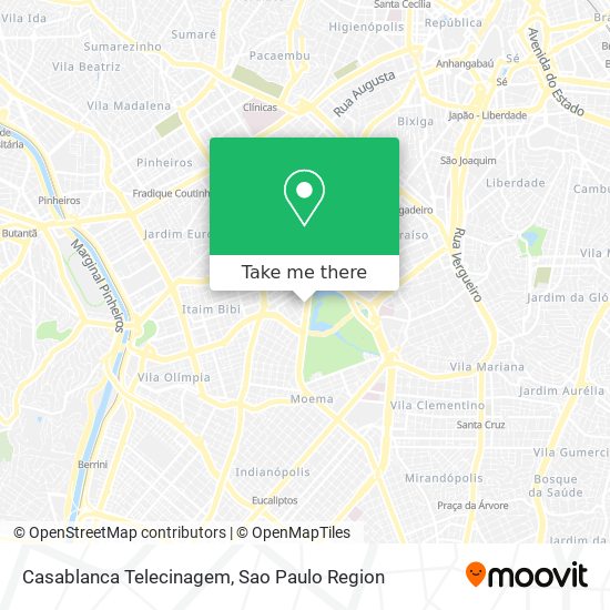 Casablanca Telecinagem map