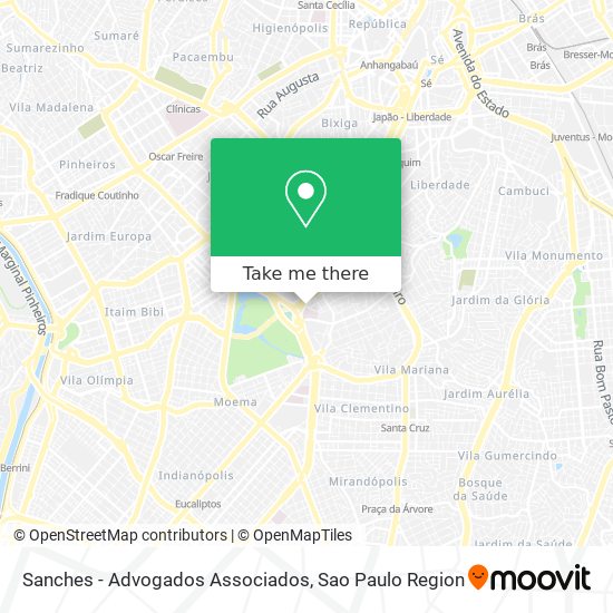 Sanches - Advogados Associados map